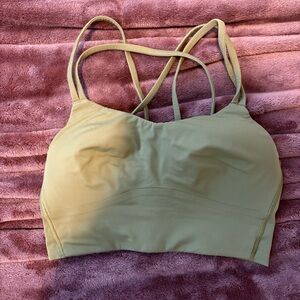 Women's Olive Green Sports Bra